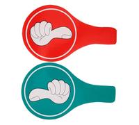GRADENEVE Handheld Voting Paddle Double-sided Classroom Judging Board Portable Thumbs Up Thumbs Down Signs for Teacher Student Interaction and Event Use