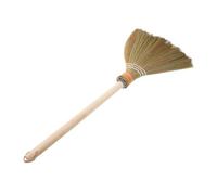 GRADENEVE Handmade Quality Natural Corn Broom Indoor with Soft Bristles and Detachable Design, Made from Handwoven Corn Whisk and Wood, Easy to Clean for Bedrooms and Courtyard Sweeping
