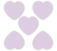 GRADENEVE Heart Shaped Self-adhesive Notepad Paper Pads Repositionable Memo Notes for Quick Messages and Message Boards Office and School Supplies
