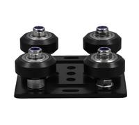 GRADENEVE Heavy Duty Iron V-wheel Plate Gantry Rod Plate with Wheel for European Series Aluminum Profiles Printer Cnc Accessories with Easy Installation and Smooth Performance