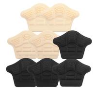 GRADENEVE Heel Cushion Inserts Anti- for Women Shoes 4 Pairs Self-Adhesive Heel Grips Pads Foam and Cloth Material to Shoe Comfort Avoid Foot for Men and Women