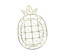 GRADENEVE Hollow Iron Fruit Basket Decorative Pineapple-Shaped Design for Fruits Vegetables Snacks Wire Bowl for Kitchen Living Room Dining Room