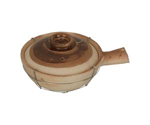 GRADENEVE Home Cooking Pot with Lid 0.5l China Clay Casserole Cooking Pot with Handle Easy to Clean and Heated Evenly for Rice