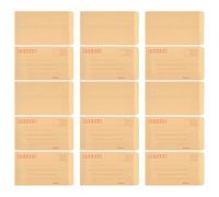 GRADENEVE Kraft Paper Envelopes, Yellow 200 Pcs Smooth Writing and Postcard Container Function for Holidays Elegant Appearance Stationery Envelopes for Random Color Banquets