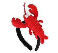 GRADENEVE Lobster Headband Red Soft Material Lobster Headpiece Gift for Party and Ocean Birthday Celebrations
