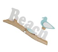GRADENEVE Mediterranean Style Beach Wall Decor Wooden Beach Chair Ornament Rope Decorative Function for Study Room Or Seaside Decoration
