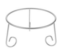 GRADENEVE Metal Crystal Ball Stand for Gazing Globe Display, Iron Material with Silver Finish, Holds round Objects Securely, for Garden Decoration and Room Space Display