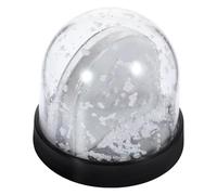GRADENEVE Mini Sublimation Photo Snow Globe with Black Base, DIY Snowglobe Picture Insert Frame for Birthday and Holiday Decoration,
