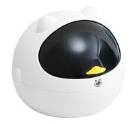 GRADENEVE Mini Tabletop Trash Can for Office and Dormitory, White Pp Material Tiny Trash Bin for Storing Rubbish and Organizing Small Things, Compact Desktop Waste Can