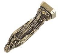 GRADENEVE Miniature Brass Virgin Mary Statue with Elegant Texture Desktop Ornament and Easy Placement, American Style Religious Sculpture and Christmas Decoration for Prayer