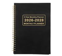 GRADENEVE Monthly Planner Spiral-bound Academic Calendar Notebook with Ample Writing Space for Students Teachers Workers Office Supplies Organizer for Long-term Goal and Project Scheduling