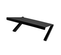 GRADENEVE Multi-function Black Tv Shelf Stand with Installation Sturdy Screen Storage Bracket for Router Monitor Home Use Space-saving Display Platform