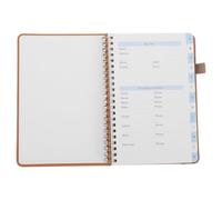 GRADENEVE Multi-Functional Alphabetical Tabs Address Book with Wirebound Hardcover and Convenient Pen Holder, for Working and Traveling, Sturdy Pu and Paper Material Organizer Notebook