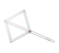 GRADENEVE Multifunctional Angle Finder Miter Measuring Tool Thickened Short Corner Protractor Ruler for Woodworking Carpentry Door Window Installation