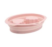 GRADENEVE Nail Cleaning Tools Manicure Soaking Dish Dual Nail Soak off Bowl and Dip Powder Removal Reusable Soaking Tray Basin in Pink for Cuticle Care and Dead Skin Removal at Home