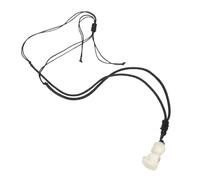 GRADENEVE Natural Crystal Buddha Pendant for Rear View Mirror Decorative for Car Home and Office Spiritual Figurine Mindfulness Ornament and Thoughtful Gift