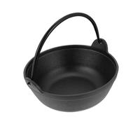 GRADENEVE Outdoor Dutch Oven Cast Iron Cookware for Camping Stew Pot Lid Even Heat Distribution Nonstick Pot for Group Meals