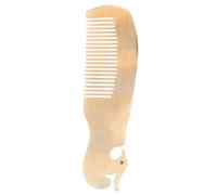 GRADENEVE Ox Horn Comb Handmade Comb 6.5in Natural Shape Anti-static Sturdy Hair Styling Tool Scalp Massage for Personal Care Random Color