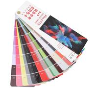 GRADENEVE Paint Colour Chart 385-color Mixing Guide Card for Artists, Portable Paint Matching Reference Palette with Combination Formulas for Painting and Design