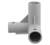 GRADENEVE Plastic 3 Way Playpen Connector Pipe Joint for Fence and Garden DIY Use with Safe Corner Design and Flexible Extension