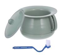 GRADENEVE Portable with Smooth Lid Pot Chamber Urine and Handle with Pp and Easy to Clean Design Suitable for Bedroom Use by Pregnant Women and Grandparents