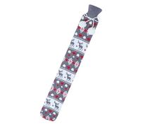 GRADENEVE Practical Strip Rubber Hot Water Bottle with Plush Cover, Retains Heat and Safe to Use, Warm Water Bag for Office and School