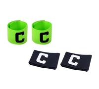 GRADENEVE Professional Captain Armband and Non-slip Design 4pcs Wear-resistant Nylon Material for Football and Basketball for Team Activities and Sports Leadership
