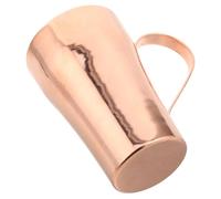 GRADENEVE Pure Copper Mug 400ml Hand Hammered Rustic Ayurvedic Water Cup with Comfortable Grip and Natural Finish, for Daily Wellness, Outdoor Use or Office Desk Gift