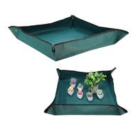 GRADENEVE Pvc Gardening Potting Mat with Non-slip Bottom, Multi-purpose Green Gardening Pad for Soil, Indoor Plant Repotting and Garden Kneeling Work Mat