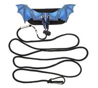 GRADENEVE Reptile Harness and Sturdy Lizard Leash for Outdoor Use Suitable for Bearded Dragons Geckos and Small Pets Unique Blue Traction Rope for Safe Walking
