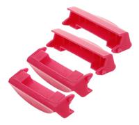 GRADENEVE Rice Cooker Lid Button Replacement Set Pink 4pcs Plastic with Thickened Door Latch and Enhanced Sturdiness, Spare Parts for Cooker Switch Button Repair, for Kitchen Maintenance