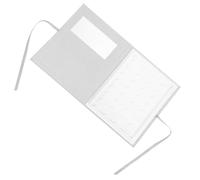 GRADENEVE Silver 16-Pair False Eyelash Storage Box with Window, Artificial Lash Organizer Case for Travel and Daily Use