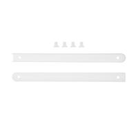 GRADENEVE Sliding Performance with and Stable Smooth for Drawer Slides White Bottom Mount Drawer Glides Kitchen Cabinets and Wardrobes