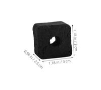 GRADENEVE Smokeless Bamboo Charcoal Grill Fire Rocks Portable Japanese Bbq Charcoal Heating for Outdoor Cooking Tea Brewing Hot Pot Consistent Heat Fire Pit Rocks