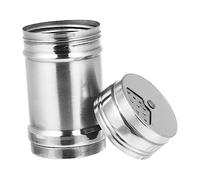 GRADENEVE Stainless Steel Spice Jars Set Condiment Bottles Labels for Salt Pepper Sugar Flour Easy to Clean for Kitchen Use