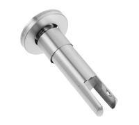 GRADENEVE Stainless Steel Toilet Partition Support Feet Bracket Hardware for Public Restrooms High Traffic Areas Easy Installation Metal Fitting for Bathroom Cubicle
