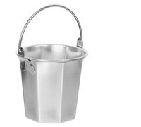 GRADENEVE Stainless Steel Wine Bucket with Smooth Texture and Sturdy Handle Structure, 0.7l Capacity Metal Ice Bucket for Nightclub and Hotel Use, Silver Colour with Big Opening and Thicken