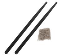 GRADENEVE Static Electricity Friction Stick Physics Experiment Tool for Classroom Teaching DIY Science Experiment Electrostatic Equipment with Furry Pad for Results and Easy Operation