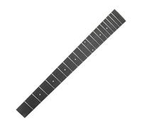 GRADENEVE Tech Wood Guitar Fingerboard with White Binding and Inlaid Dots Replacement Fretboard for Acoustic Guitar and Ukulele DIY Easy Installation Parts