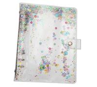 GRADENEVE Transparent Notebook Cover PVC Handbook Protector Lightweight Non-Slip Diary Binder Suitable for School and Office Use