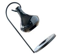 GRADENEVE Vintage Ceramic and Iron Hanging Incense Holder with Fireproof Design, Creative Tabletop Ornament to Purify The Air, for Home and Café Use