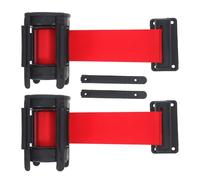 GRADENEVE Wall Mounted Retractable Belt Barrier Smooth Retractable Barrier and Lightweight Plastic Material for Crowd Control in Airports and Retail Stores