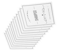 GRADENEVE Waterproof Bathroom Dispenser Stickers for Shampoo and Lotion Bottles, Self-Adhesive White Labels 83X70Mm, 24pcs for Shower Storage and Travel Organization