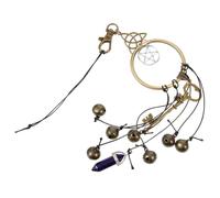 GRADENEVE Witch with Iron and Crystal Material Hanging Ornament Wind Chime for Home Decorative Effects and Relaxing Atmosphere in Ancient Style for Room and Garden Use