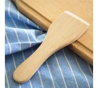 GRADENEVE Wood Cooking Shovel 4pcs Small Beech Butter Spatulas Smooth Polished Kitchen Utensils for Safe Use on Cookware, Home Kitchen Essential