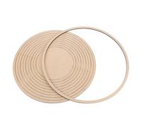 GRADENEVE Wooden Concentric Pottery Tools Set for Ceramic Plate Forming and Mud Modeling Stable Geometric Figure Rail for Precise DIY Clay Cutting and Versatile Circle for Pottery Schools