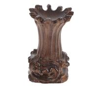 GRADENEVE Wooden Crystal Ball Stand Premium Antique Style Display Base with Simple Gourd Holder for Decorative Spheres and Gazing Balls Artware for Home and Garden Ornaments