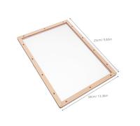 GRADENEVE Wooden Papermaking Deckle Mold Frame with Mesh Screen for DIY Paper Crafts and Dried Flower Art Reusable and Easy to Clean Papermaking Mold Frame