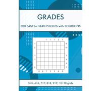 Grades - Number Puzzle Book for Adults: 300 Easy to Hard Puzzles with Solutions - Recreational Math and Logic Puzzles (Math Puzzles for Kids and Adults)