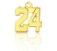 GRADFTY 2026/2025/2024 Graduation Tassel Charm for Graduation Cap Tassel and New Year Christmas Gift Congratulation Decoration, 2024, Metal, No Gemstone